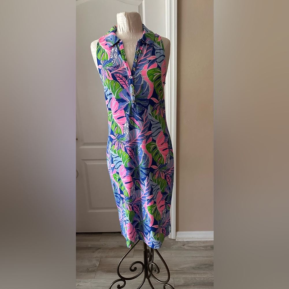 Lilly Pulitzer Dress in Blue, Pink & Green